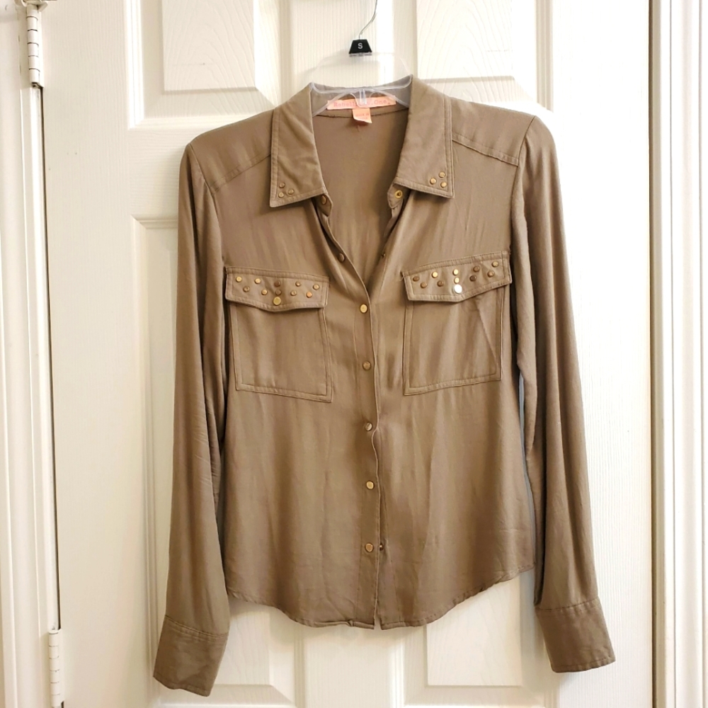 Tan blouse